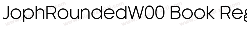 JophRoundedW00 Book Regular字体转换